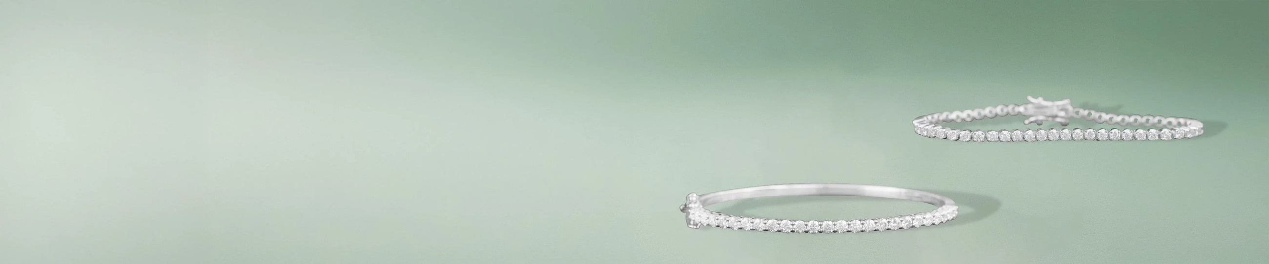 Elegant moissanite bracelet with sparkling round stones