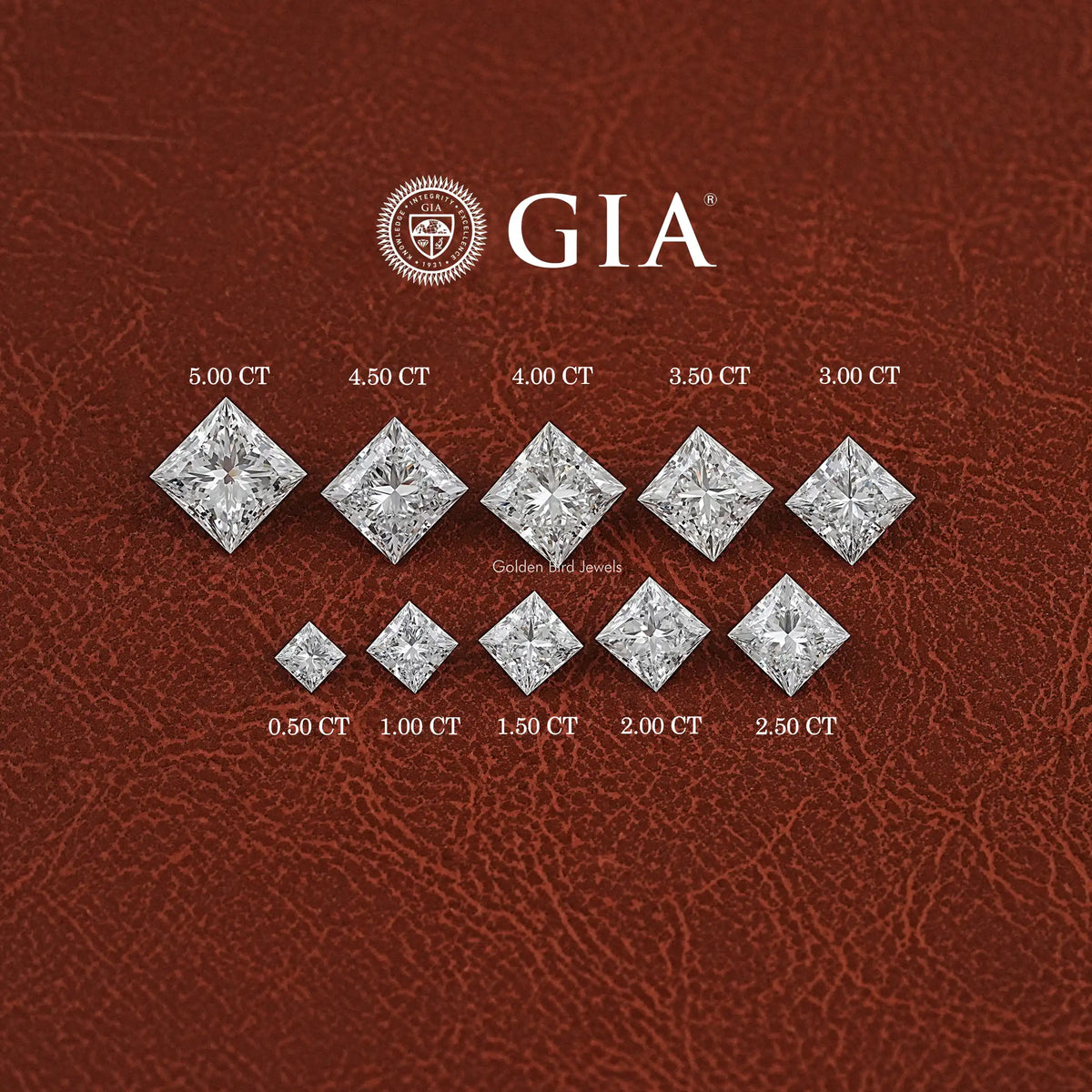 GIA Certified Princess Cut Loose Lab Diamond