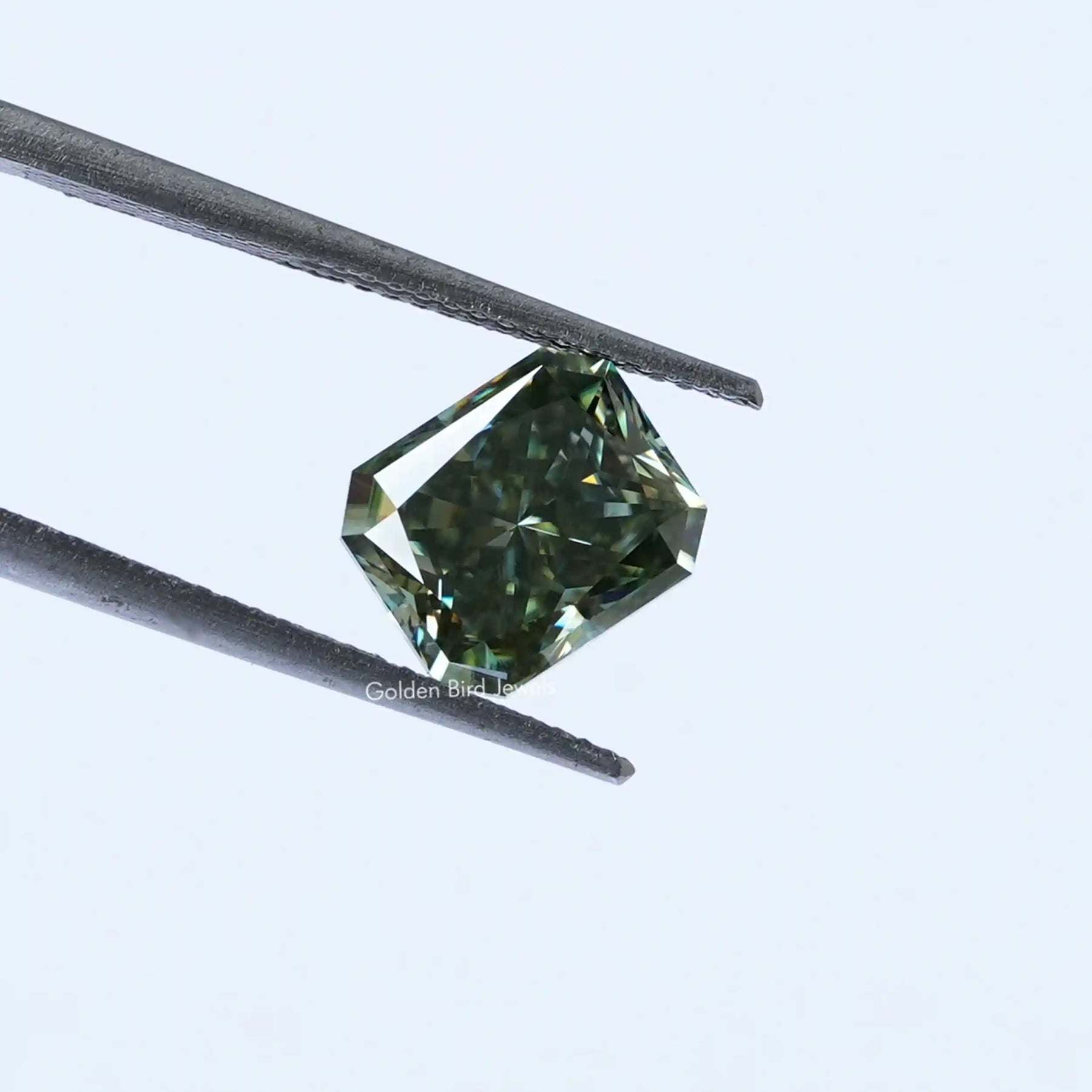 Moissanite Crushed Ice Radiant Cut Loose