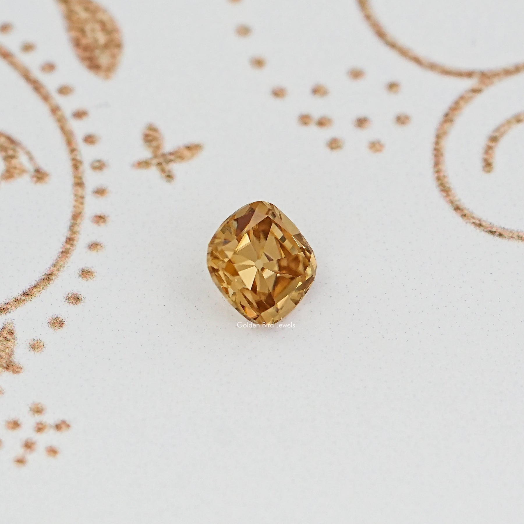 Champagne Old Mine Cushion Loose Moissanite