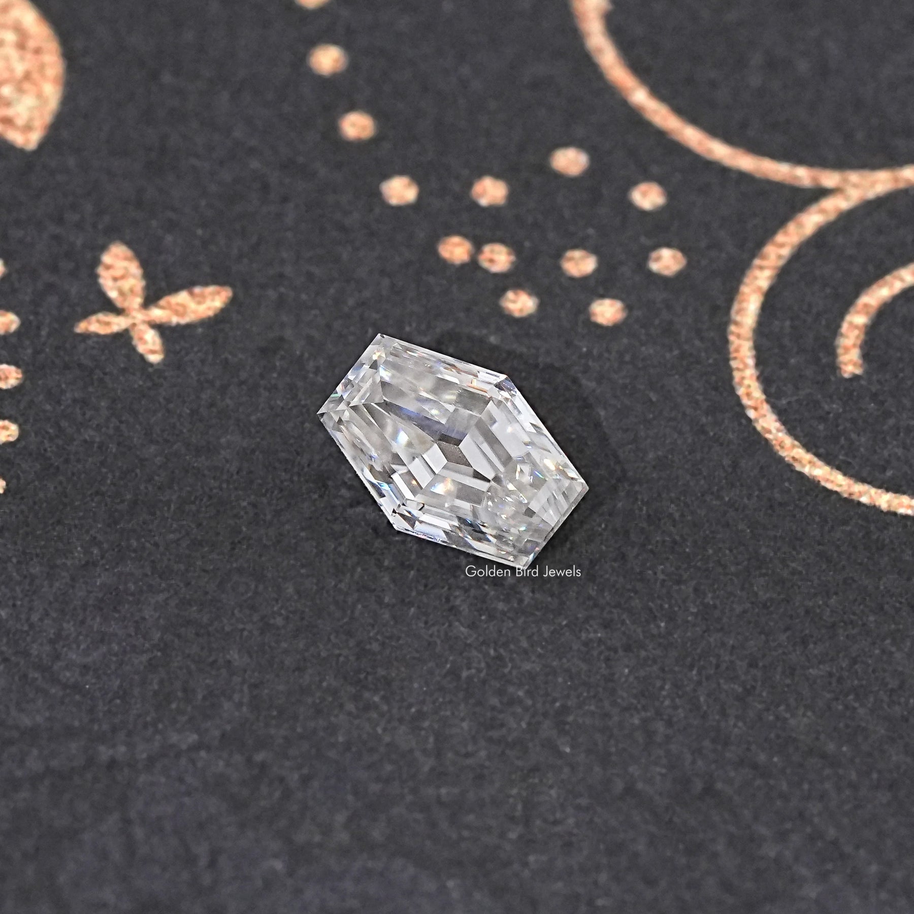 Colorless Old Mine Lozenge Cut Loose Moissanite