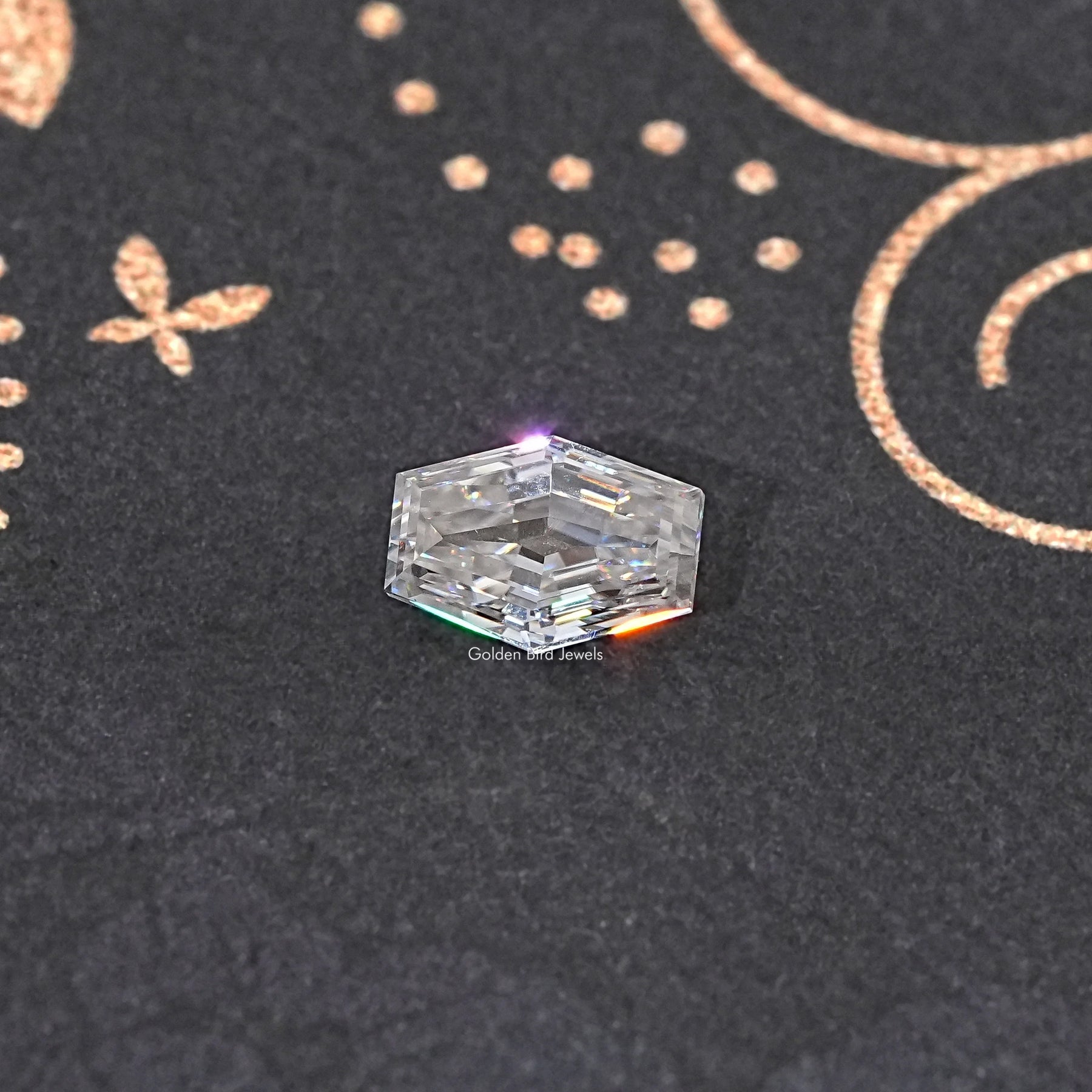 Colorless Old Mine Lozenge Cut Loose Moissanite