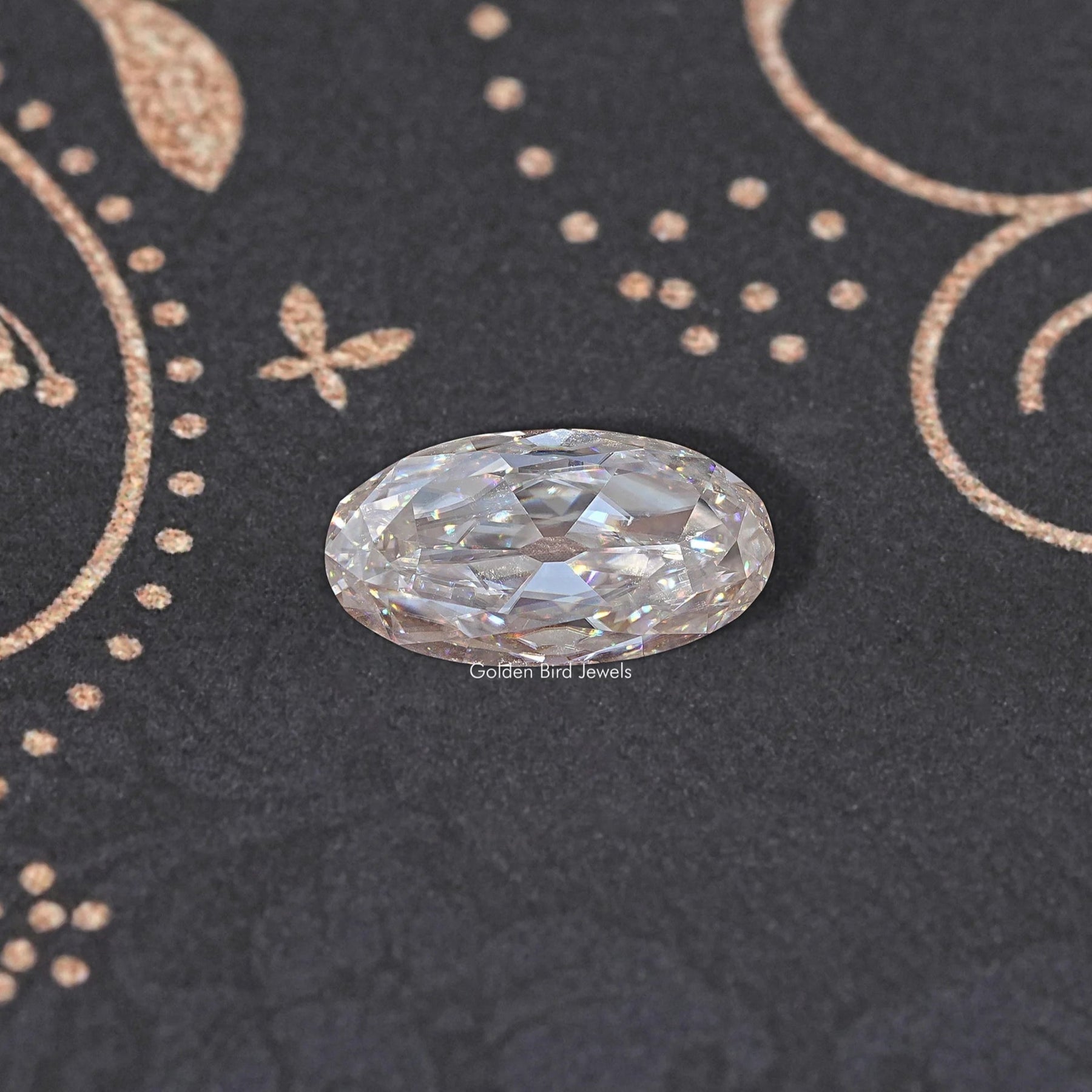 Near Colorless Old Mine Moval Loose Moissanite Stone