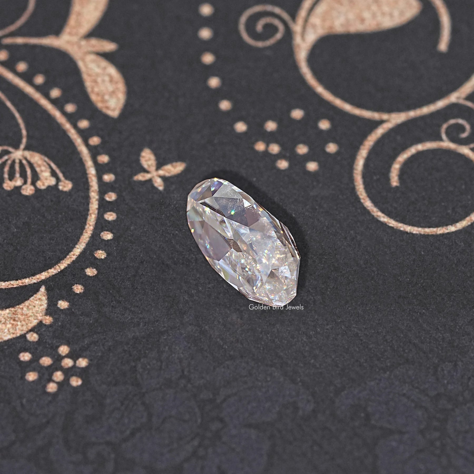 Near Colorless Old Mine Moval Loose Moissanite Stone