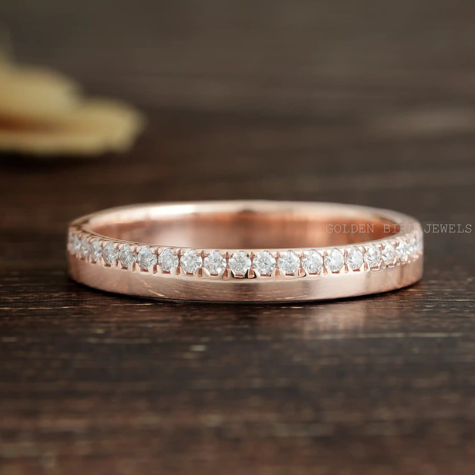 Round Cut Lab Diamond Eternity Band