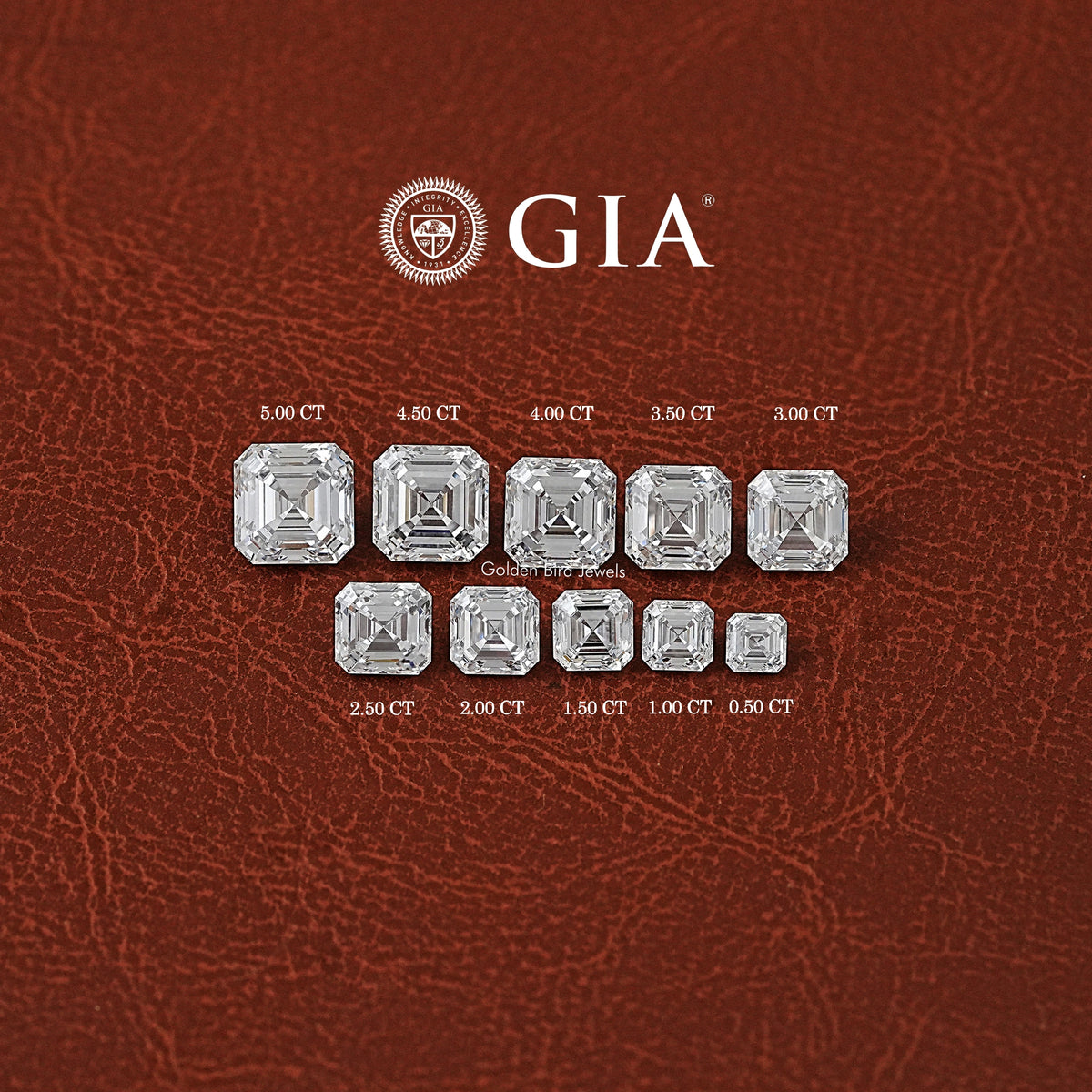 GIA Certified Asscher Cut Loose Lab Diamond