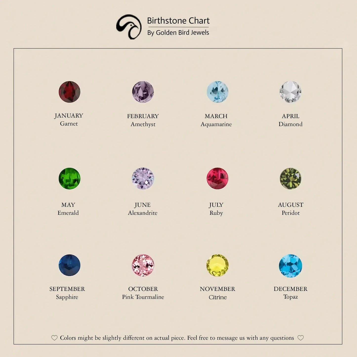 May Birthstone Emerald Green Round Eternity Band