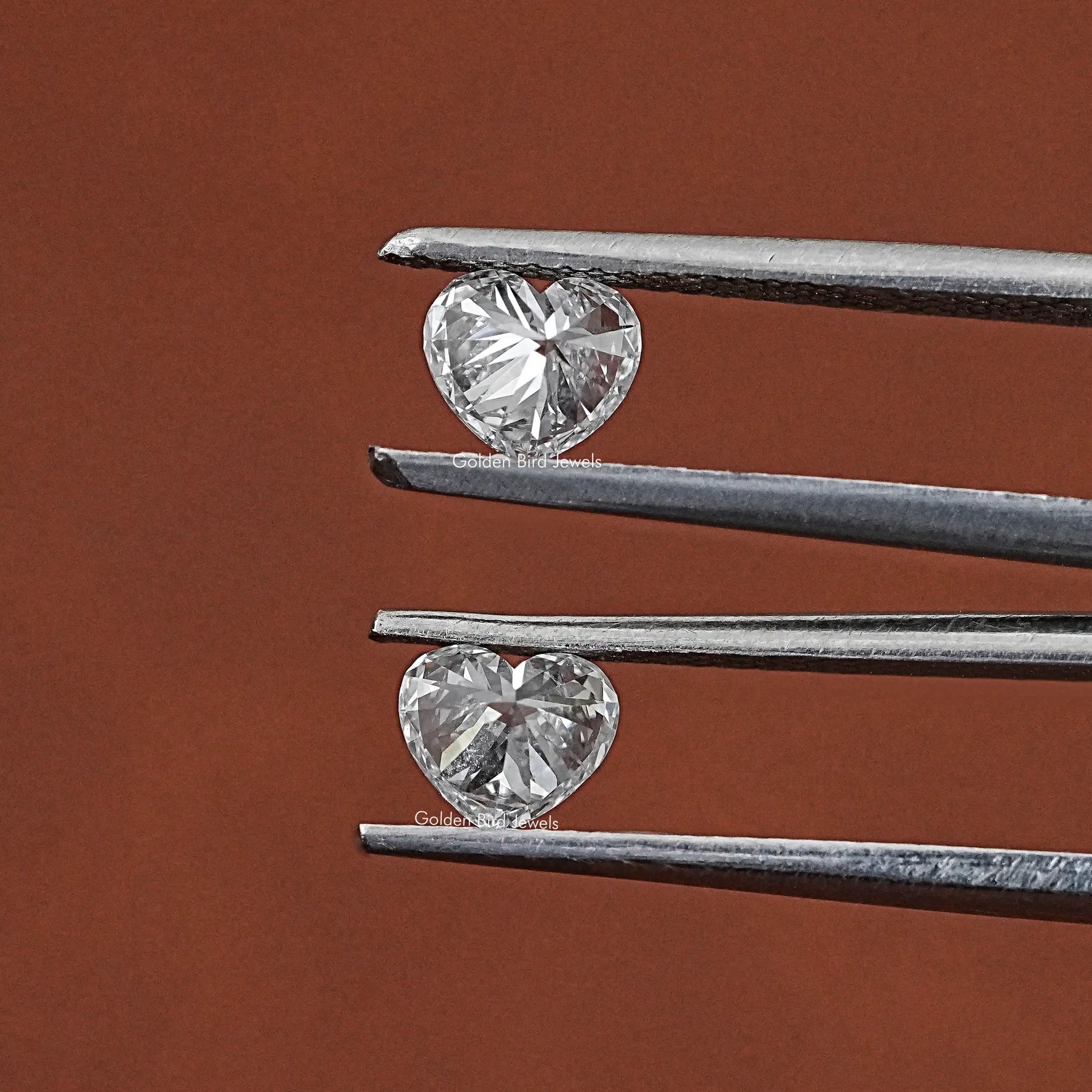Front View Of Heart Shaped Diamond