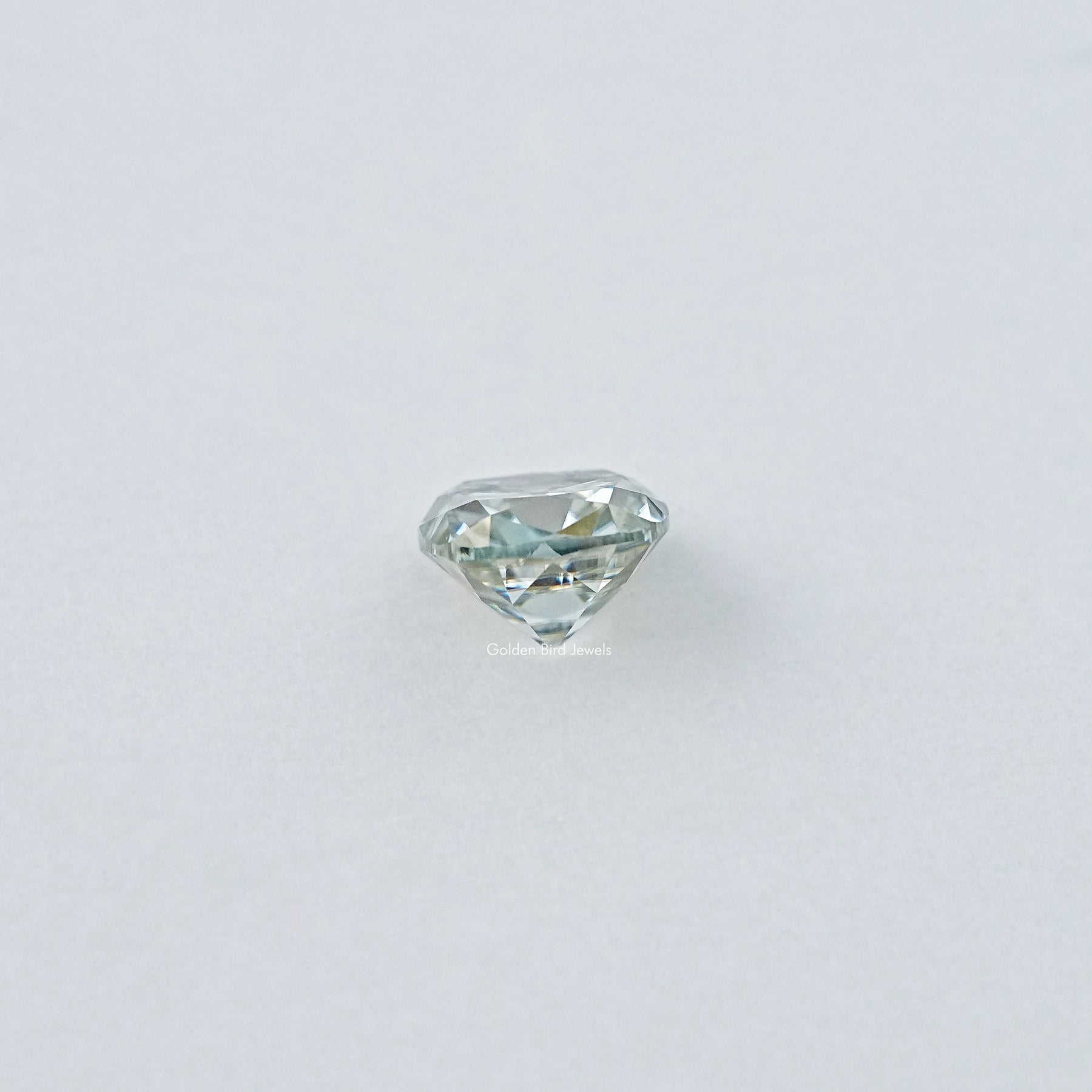 Light Blue Old Mine Cushion Cut Loose Moissanite