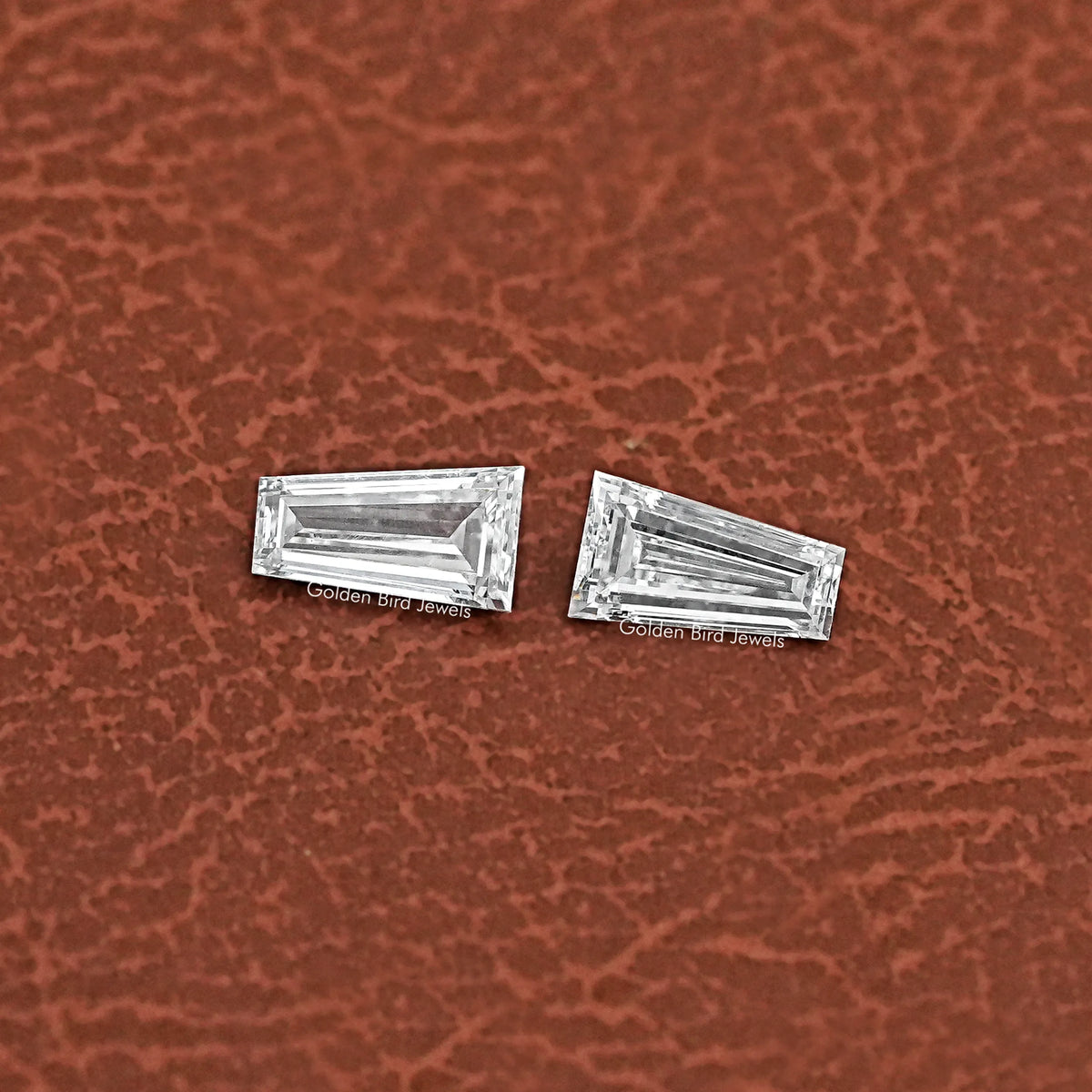 View Of aTapered Baguette Cut Loose Lab Diamond Pair