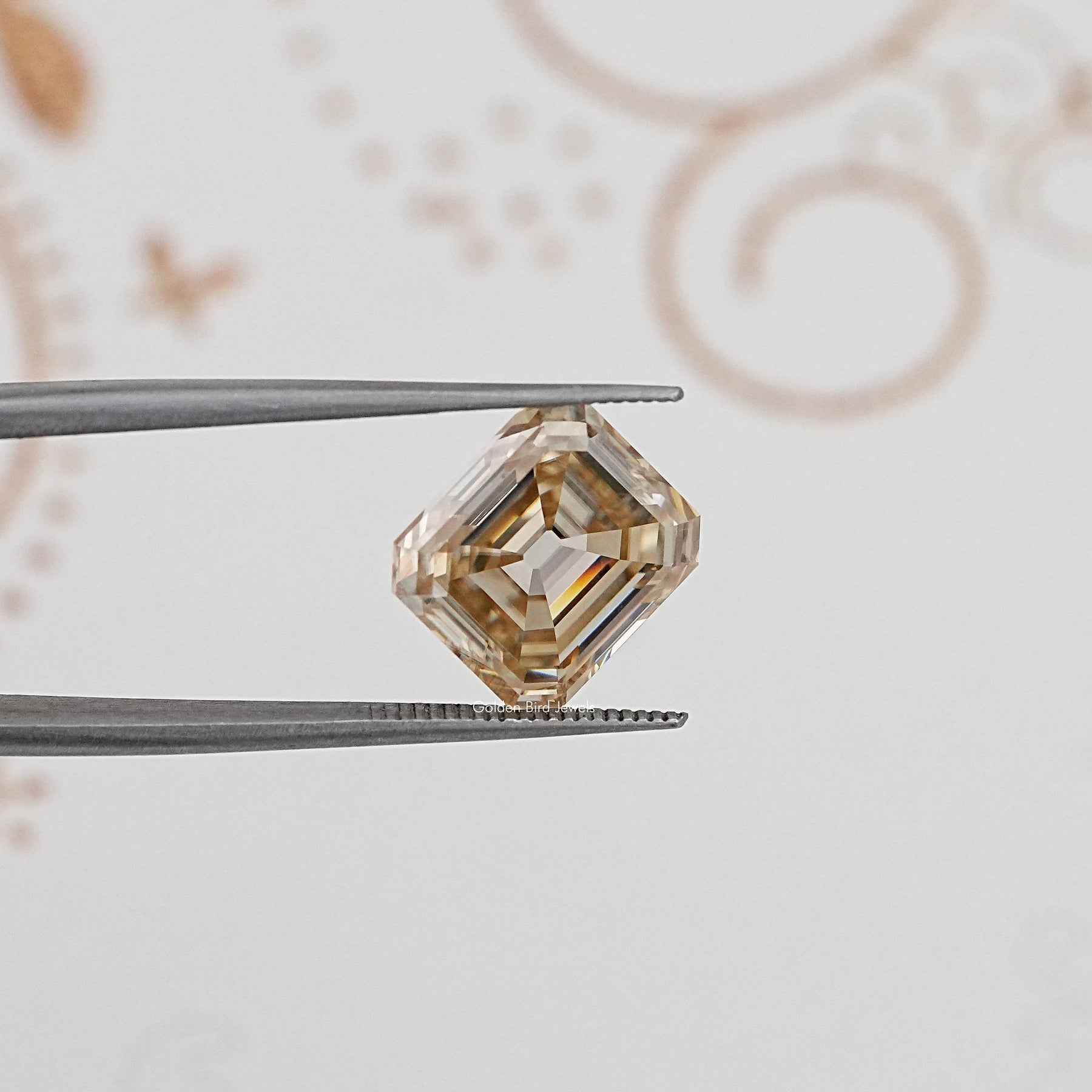 Old Mine Asscher Cut Loose Moissanite