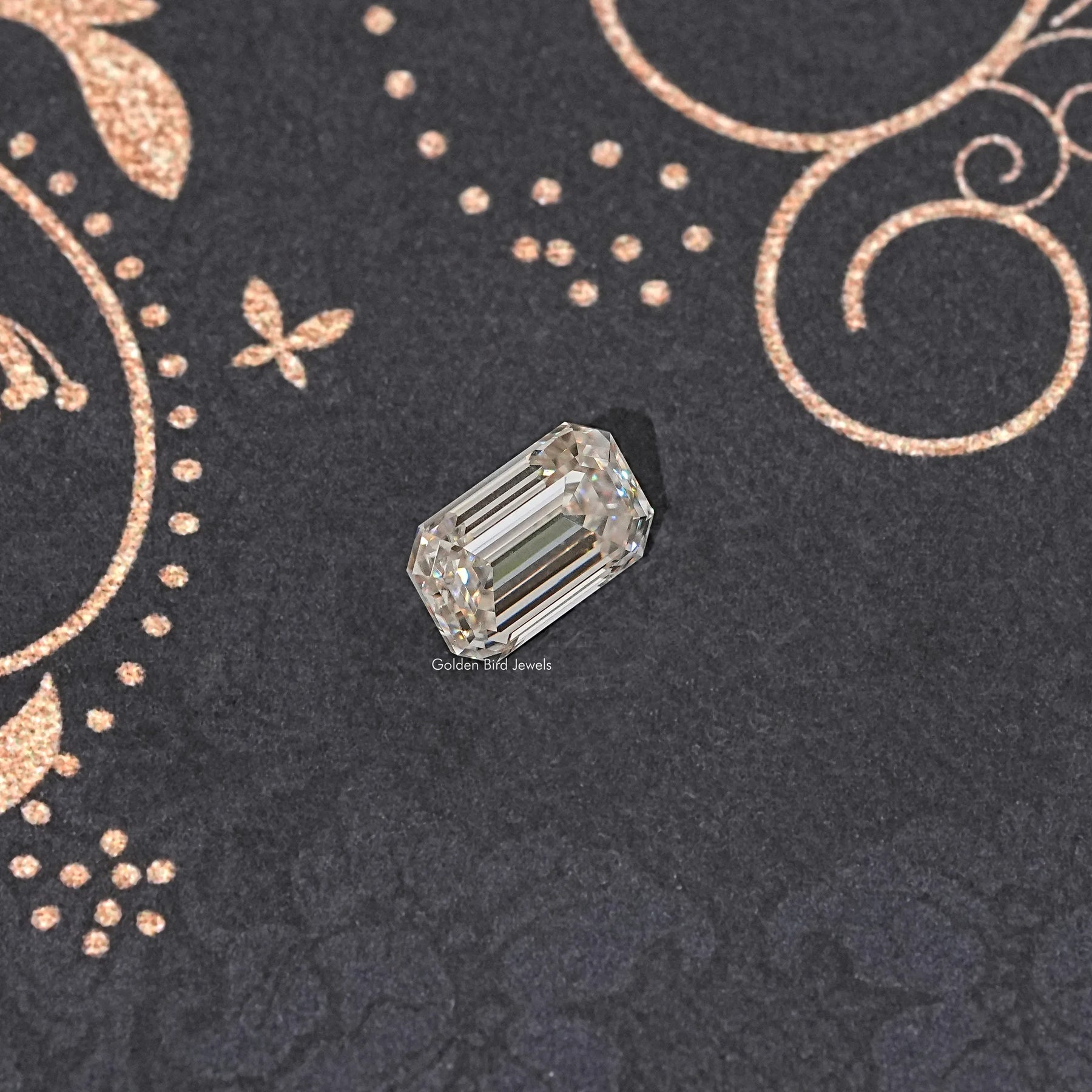 Old Mine Emerald Moissanite Loose Stone