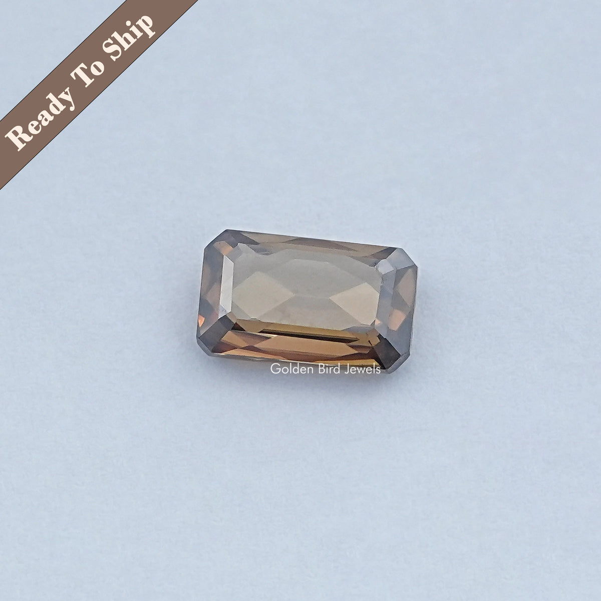 Rose Cut Emerald Loose Moissanite