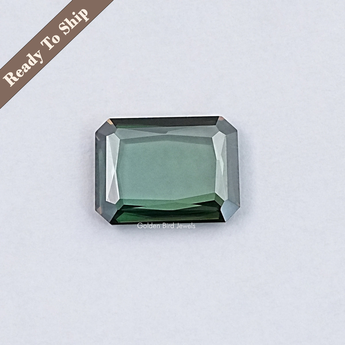 Portrait Cut Emerald Moissanite Loose Stone