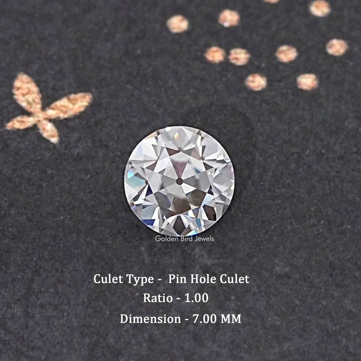 Old European Round Loose Moissanite
