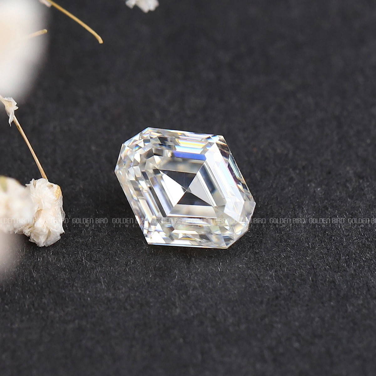 Step Cut Moval Moissanite Loose Stone