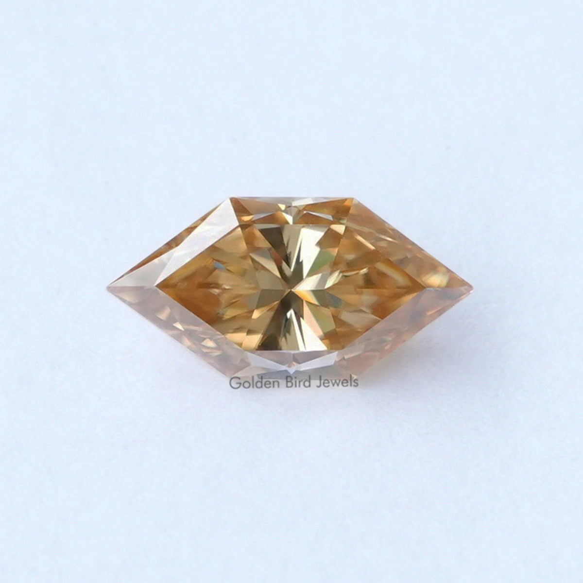 2.50 CT Champagne Dutch Marquise Moissanite Loose