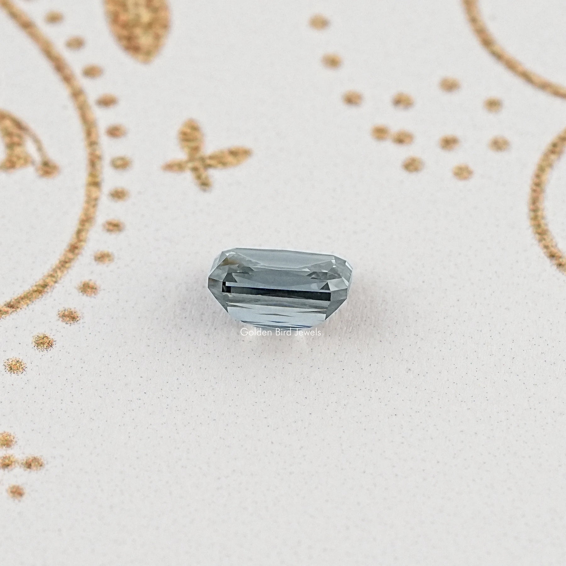 Gray Criss Cut Moissanite Loose Stone