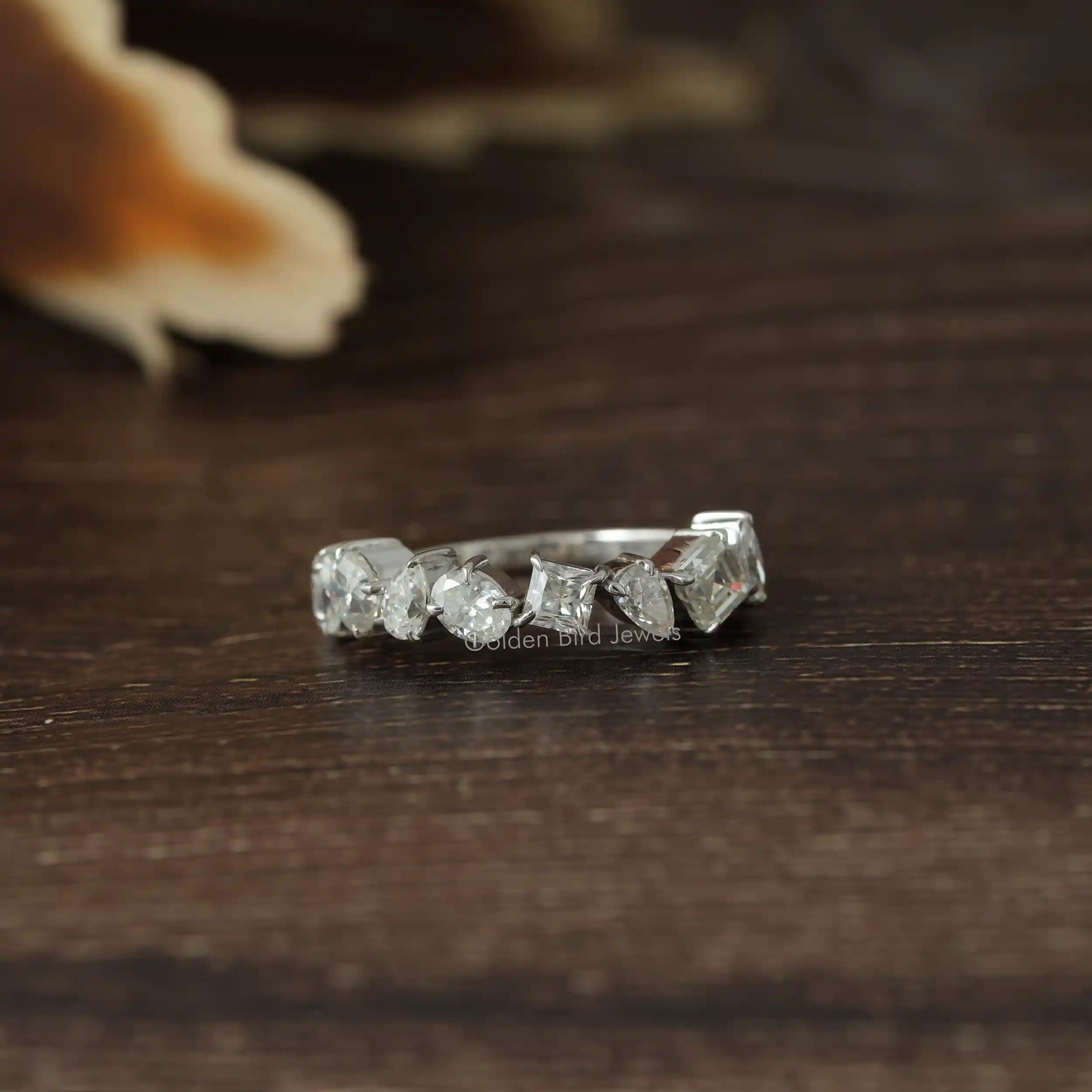 Multi shape best sale eternity band