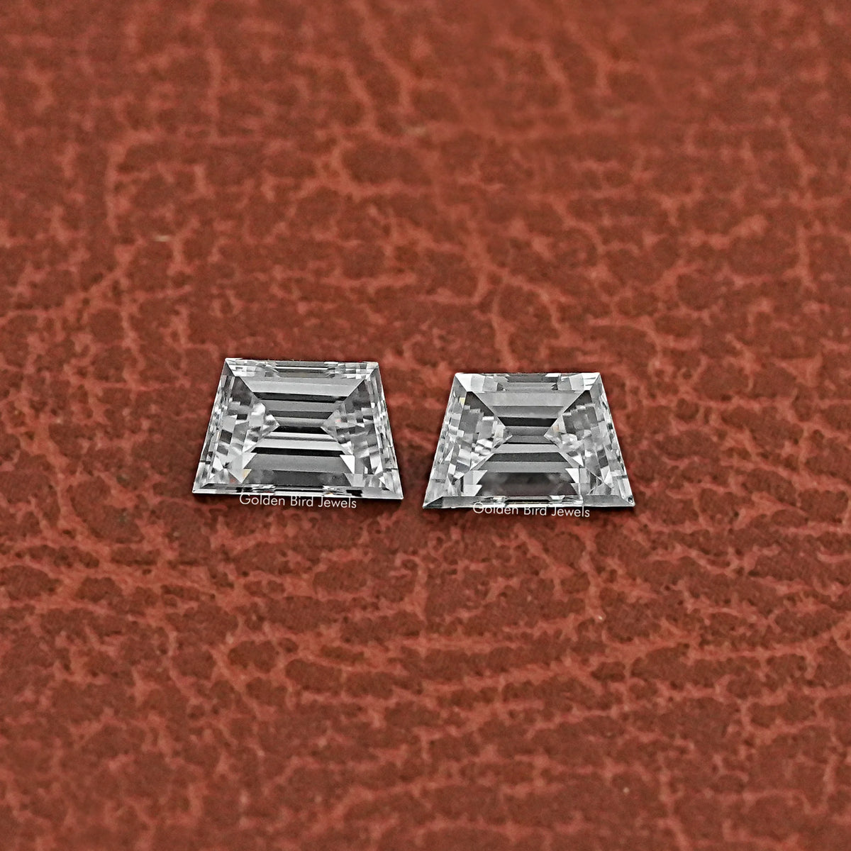 Step Cut Trapezoid Lab Diamond Matching Pair