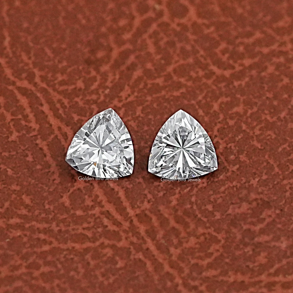 Loose Trillion Cut Lab Grown Diamond Pair