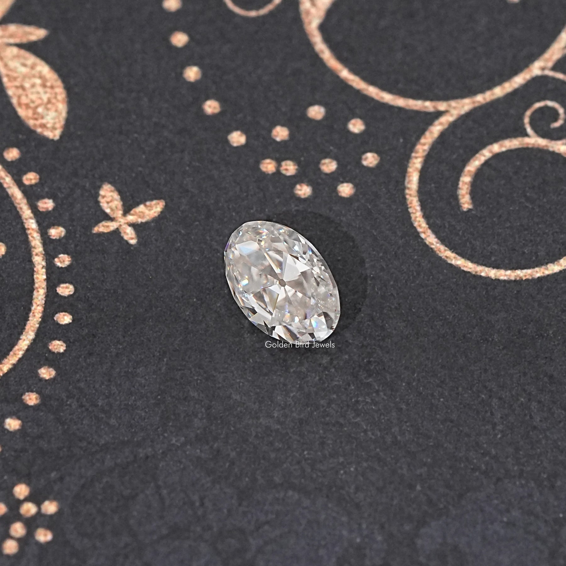 Off White Old Mine Oval Loose Stone