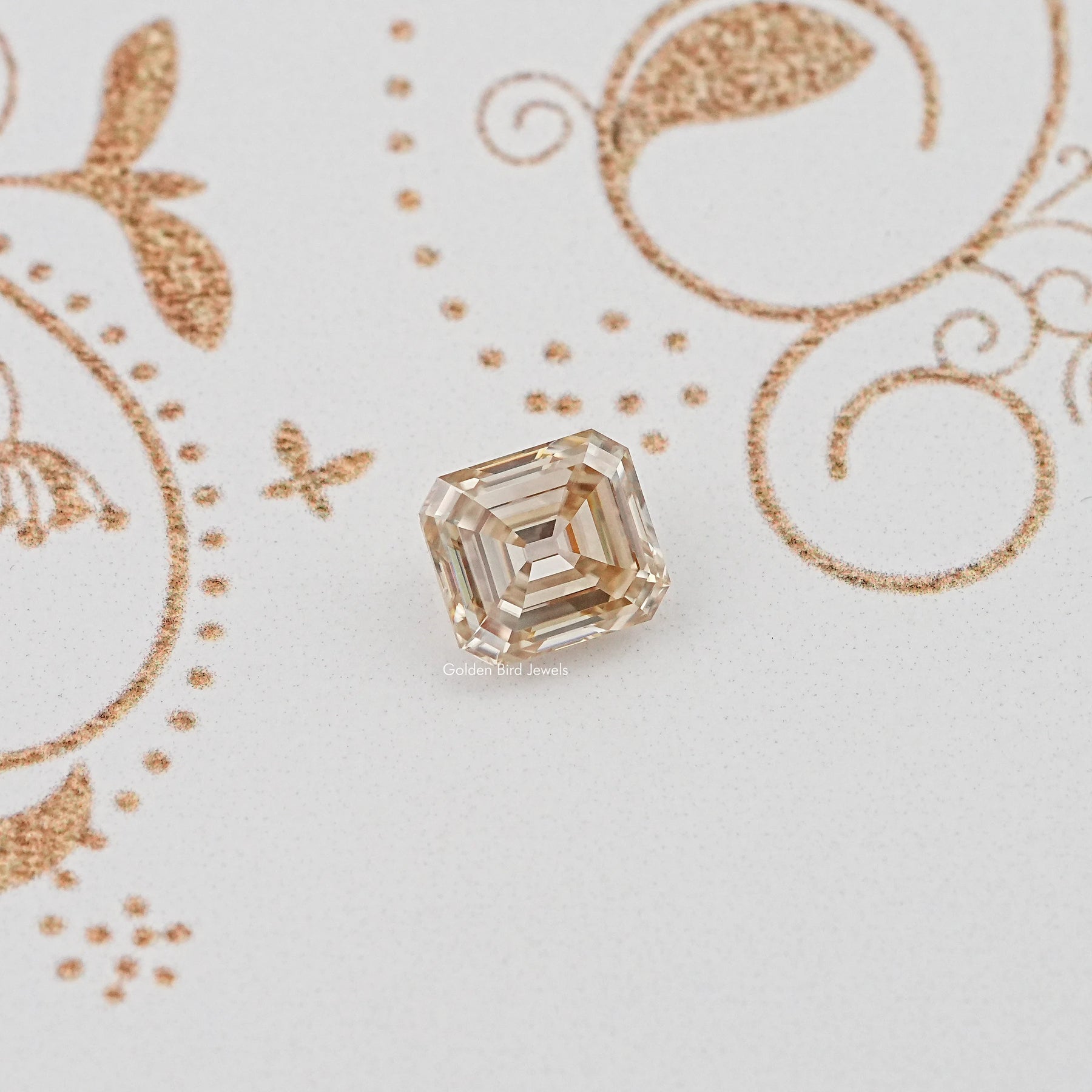 Old Mine Asscher Cut Loose Moissanite
