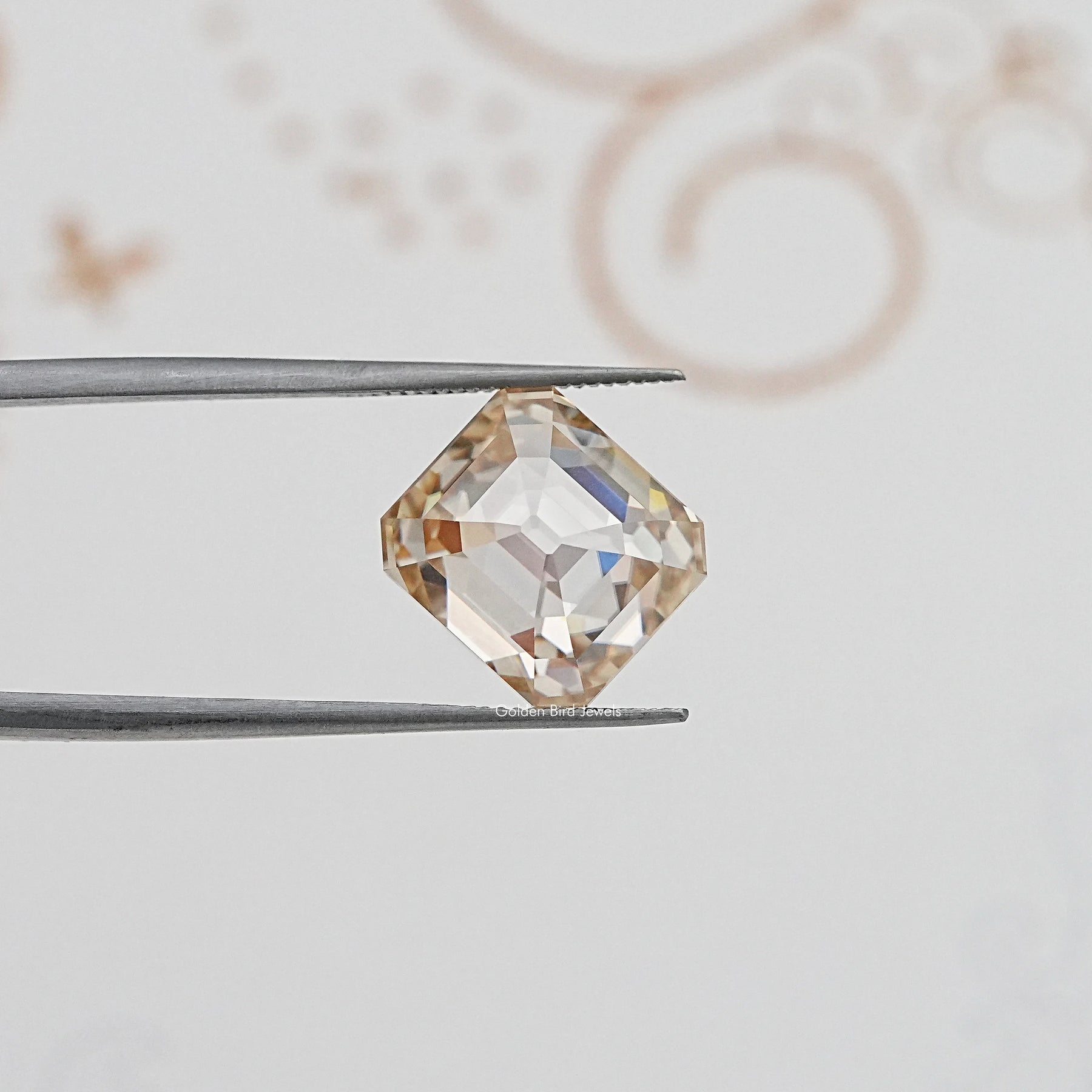 Old Mine Asscher Cut Loose Moissanite