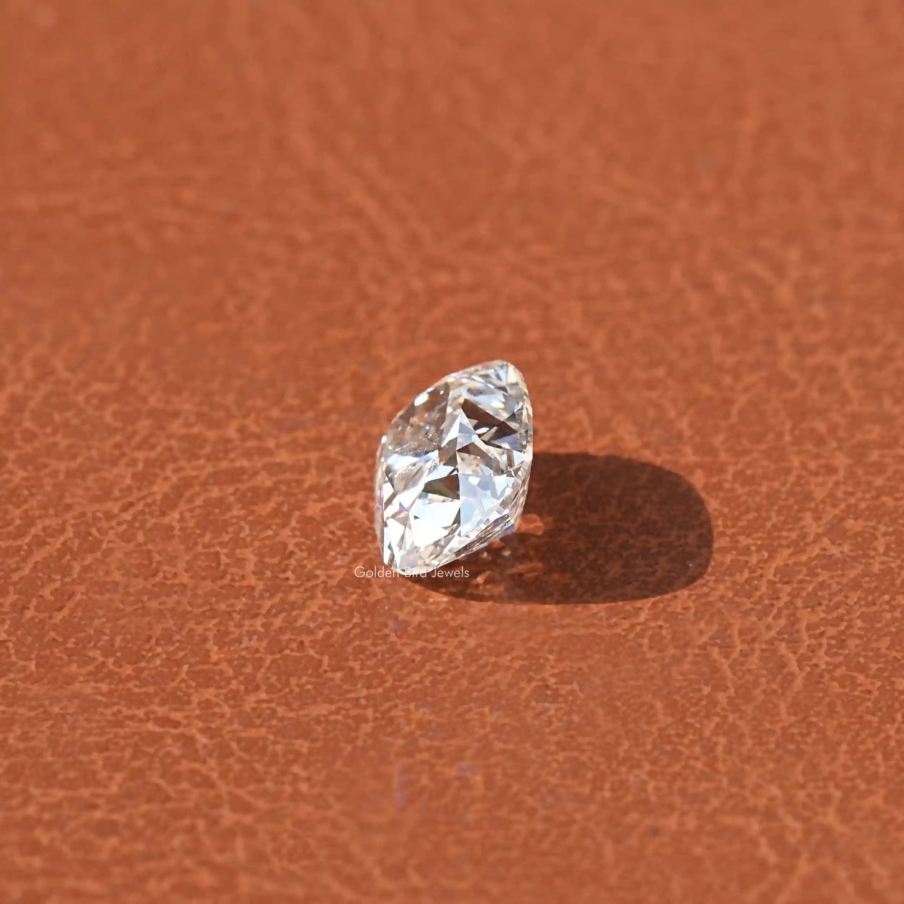 Cross View Of Old Mine Cushion Shaped Diamond
