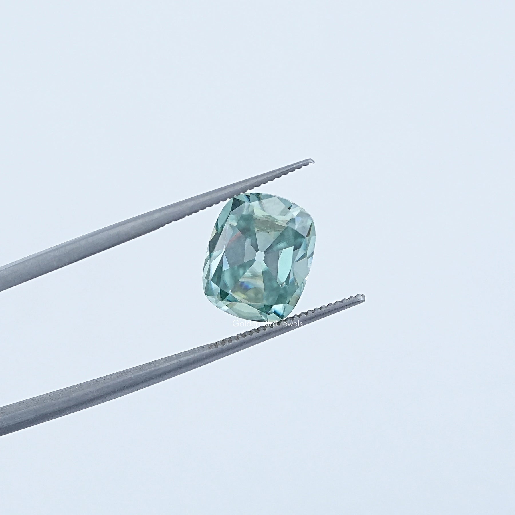 View Of Old mine Cushion Cut Loose Moissanite