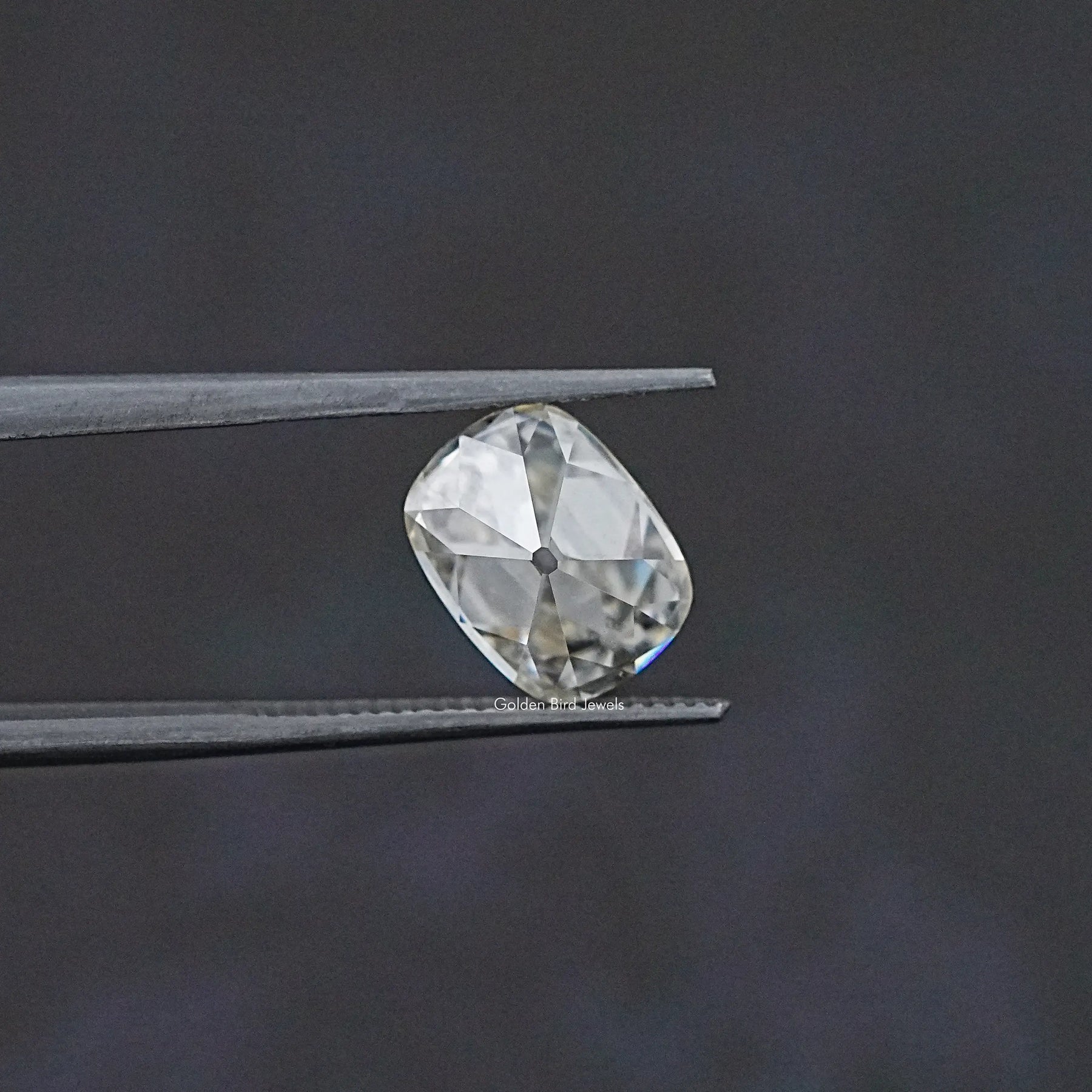 Old Mine Cut Cushion Moissanite Loose Stone