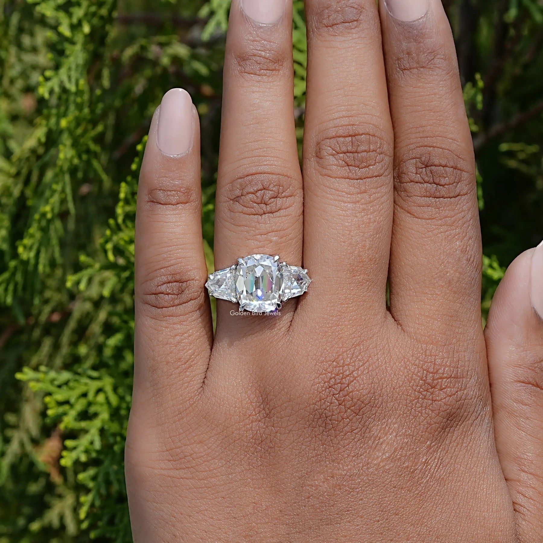 View of moissanite Wedding Ring for Women