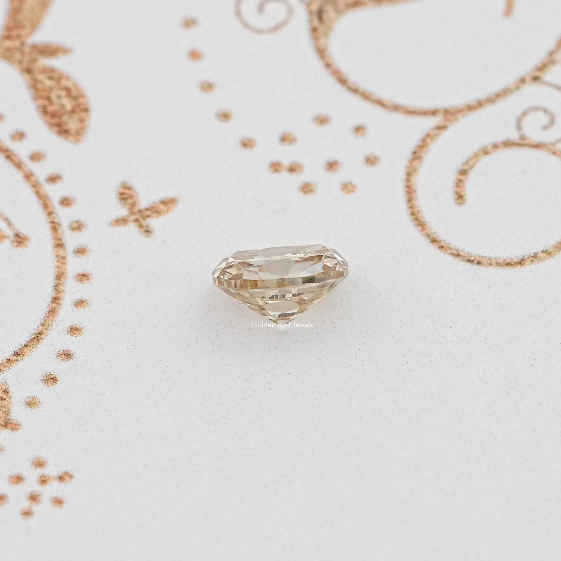 Old Mine Cut Yellow Cushion Loose Moissanite