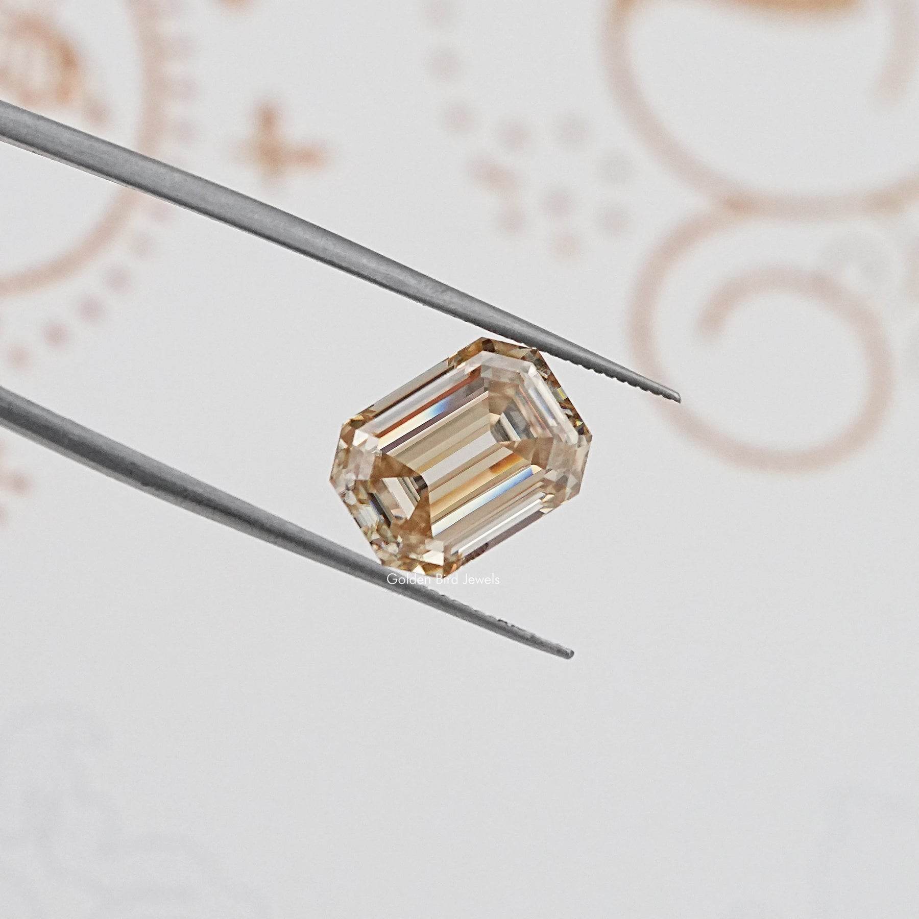 Old Mine Emerald Cut Loose Moissanite Stone