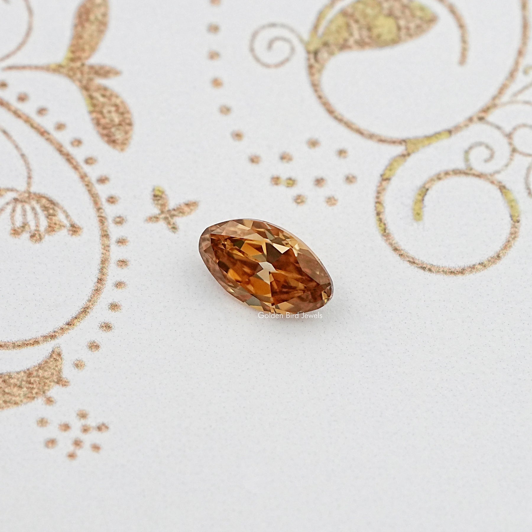 Top View of Old Mine Moval Cut Loose Moissanite Stone