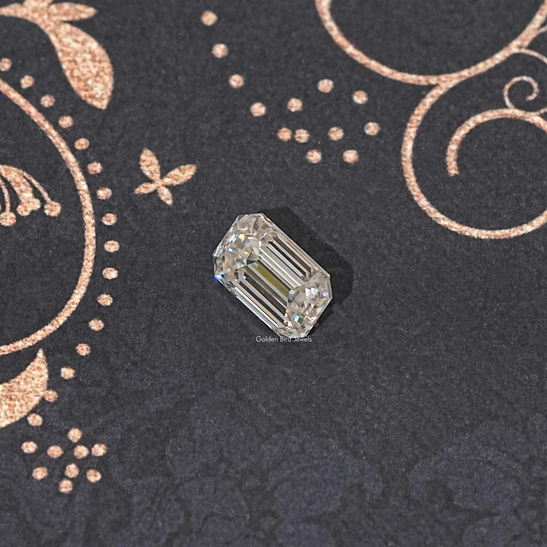 Old Mine Emerald Moissanite Loose Stone