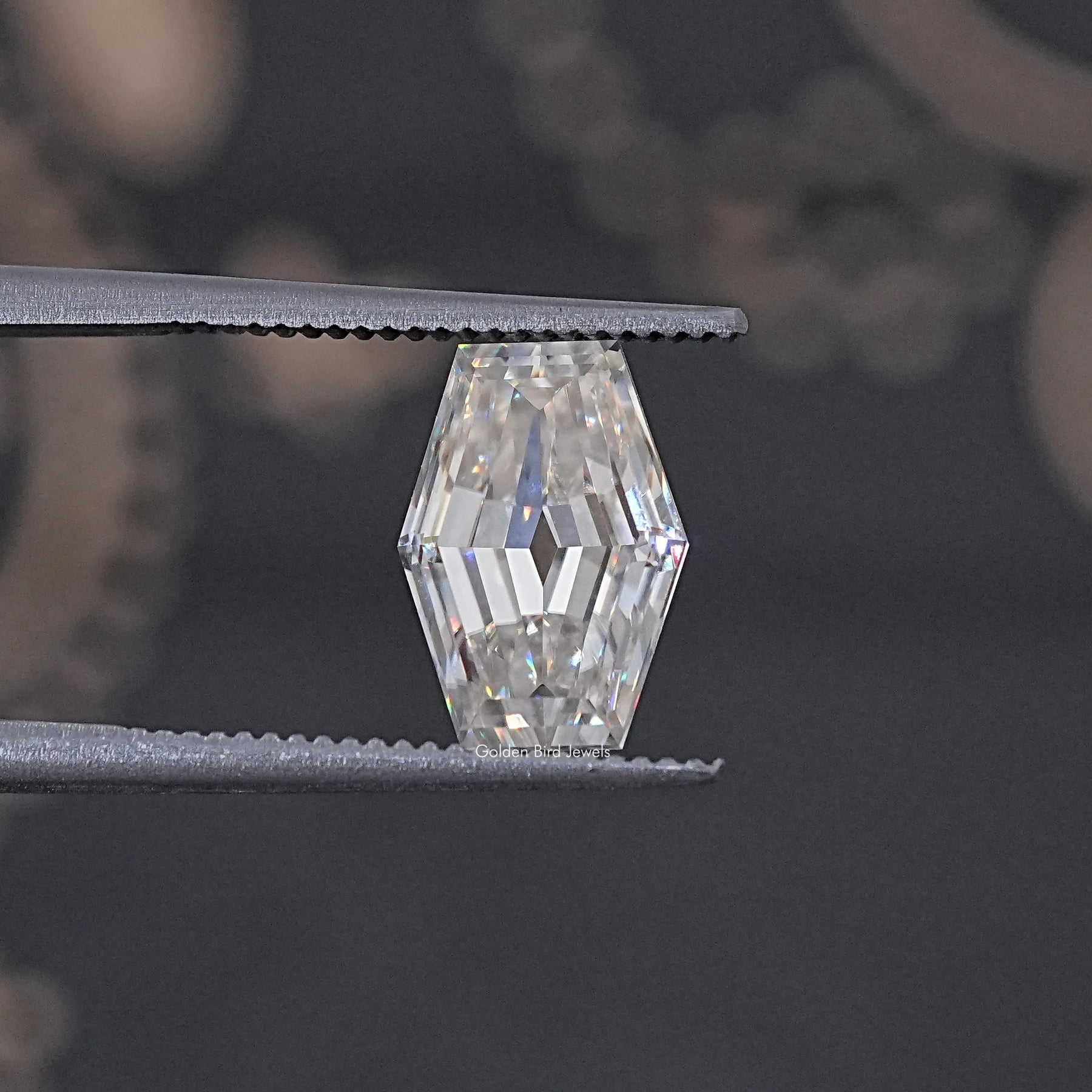 Colorless Old Mine Lozenge Cut Loose Moissanite