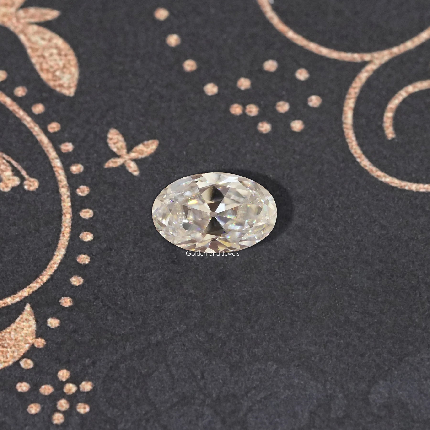 Old Mine Oval Loose Moissanite