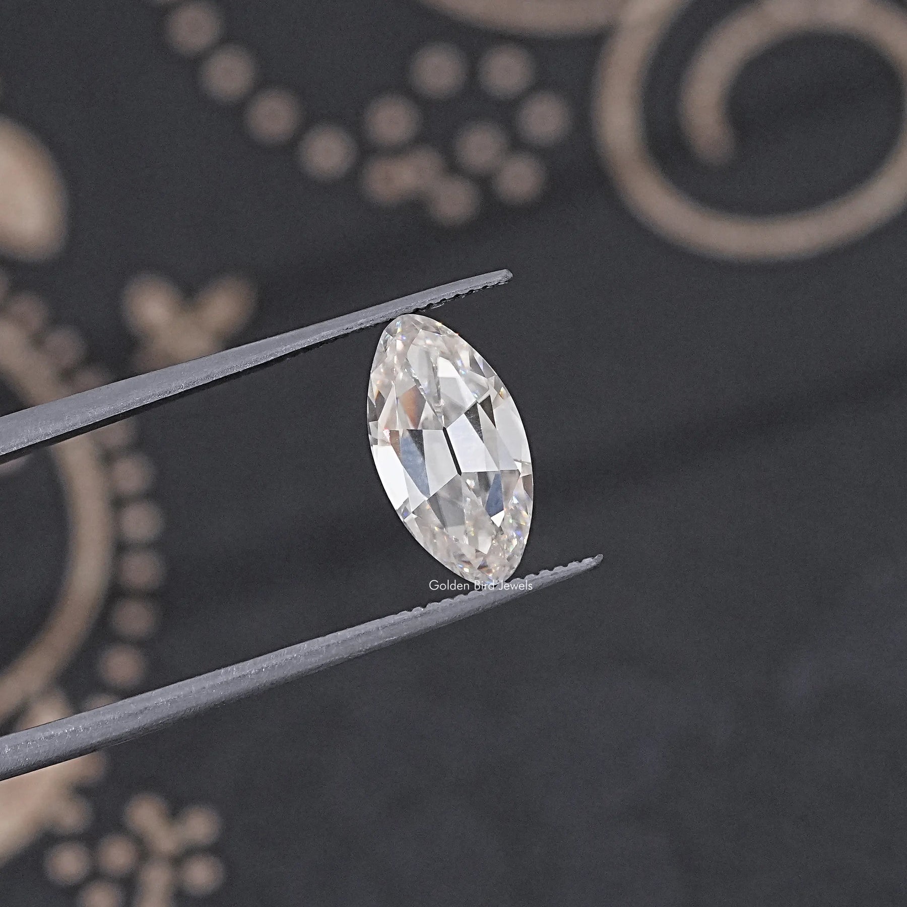 Old Mine Moval Cut Loose Moissanite Stone