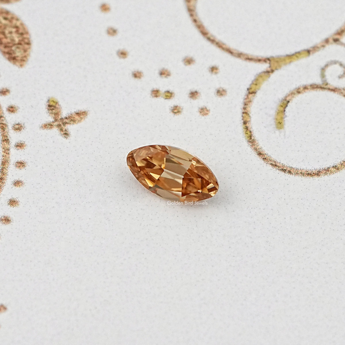 Detailed View Of Old Mine Moval Cut Loose Moissanite Stone