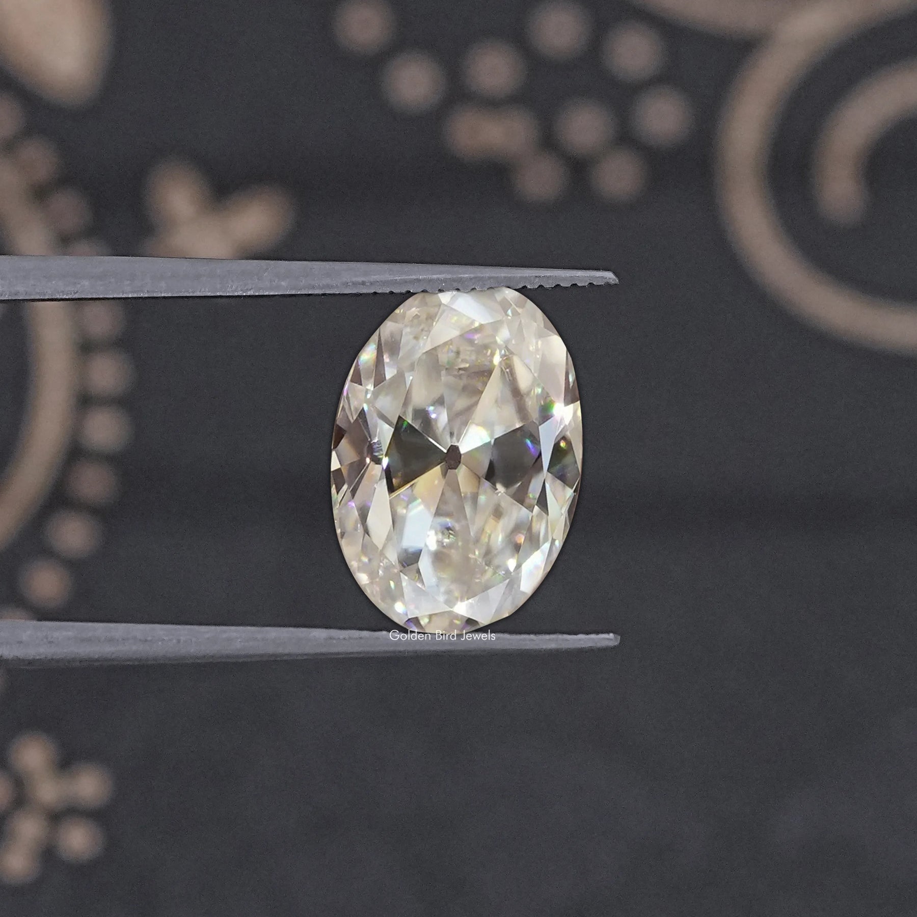 Old Mine Oval Loose Moissanite