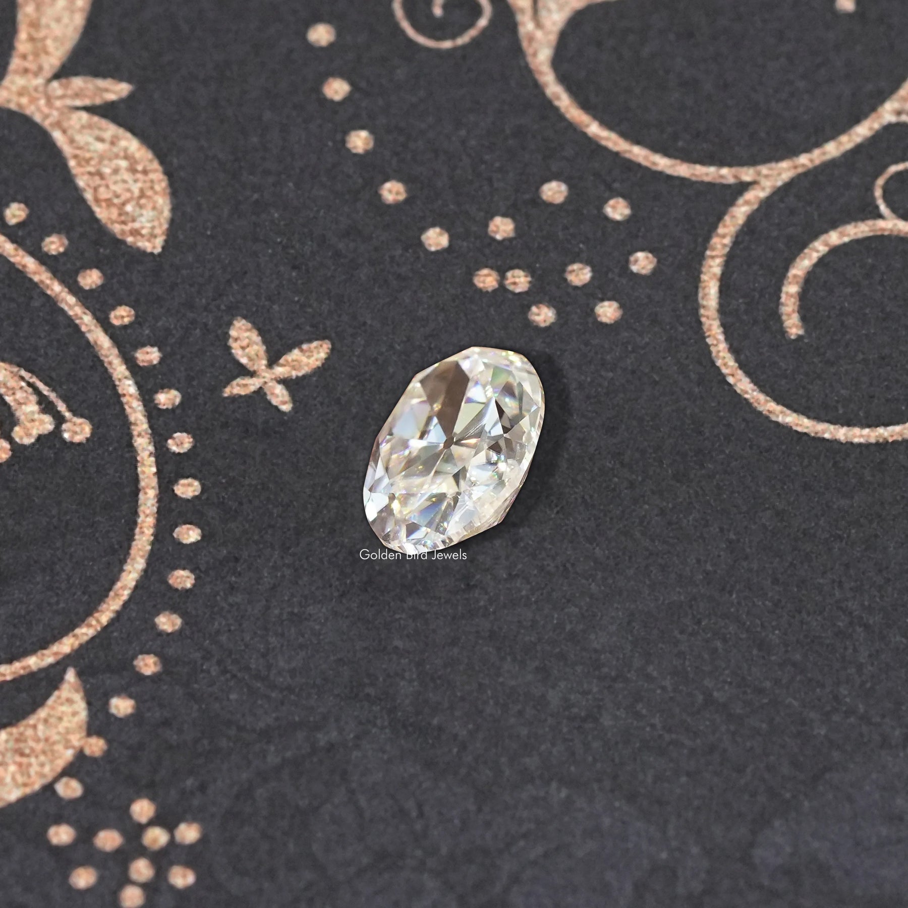 Old Mine Oval Loose Moissanite