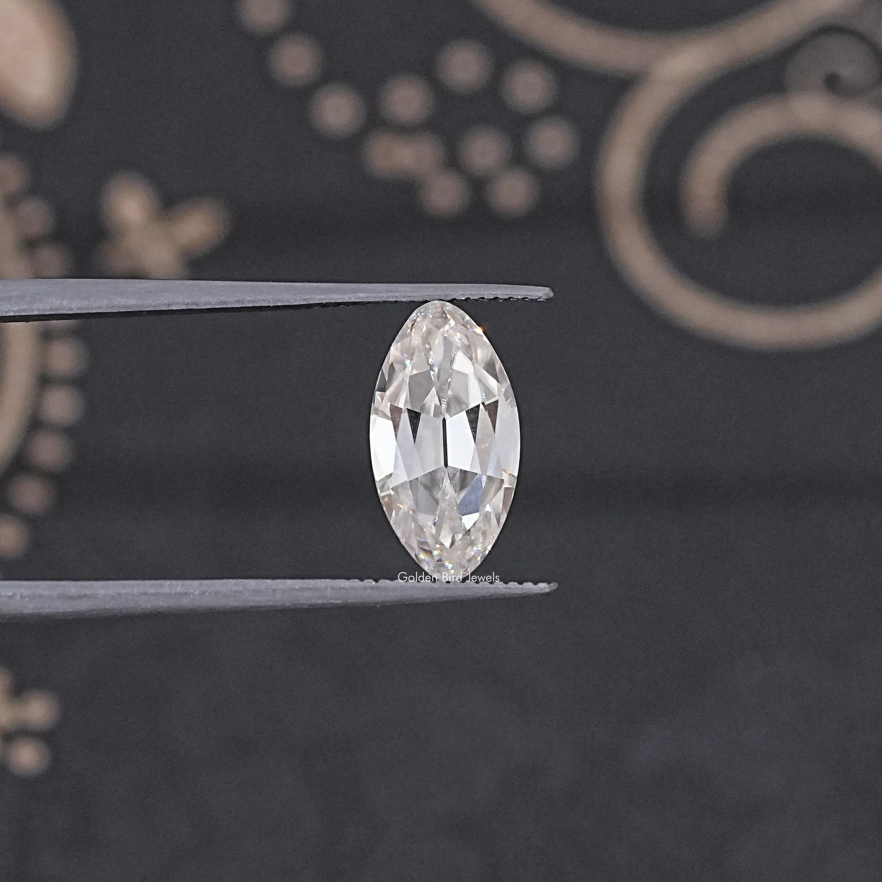 Old Mine Moval Cut Loose Moissanite Stone
