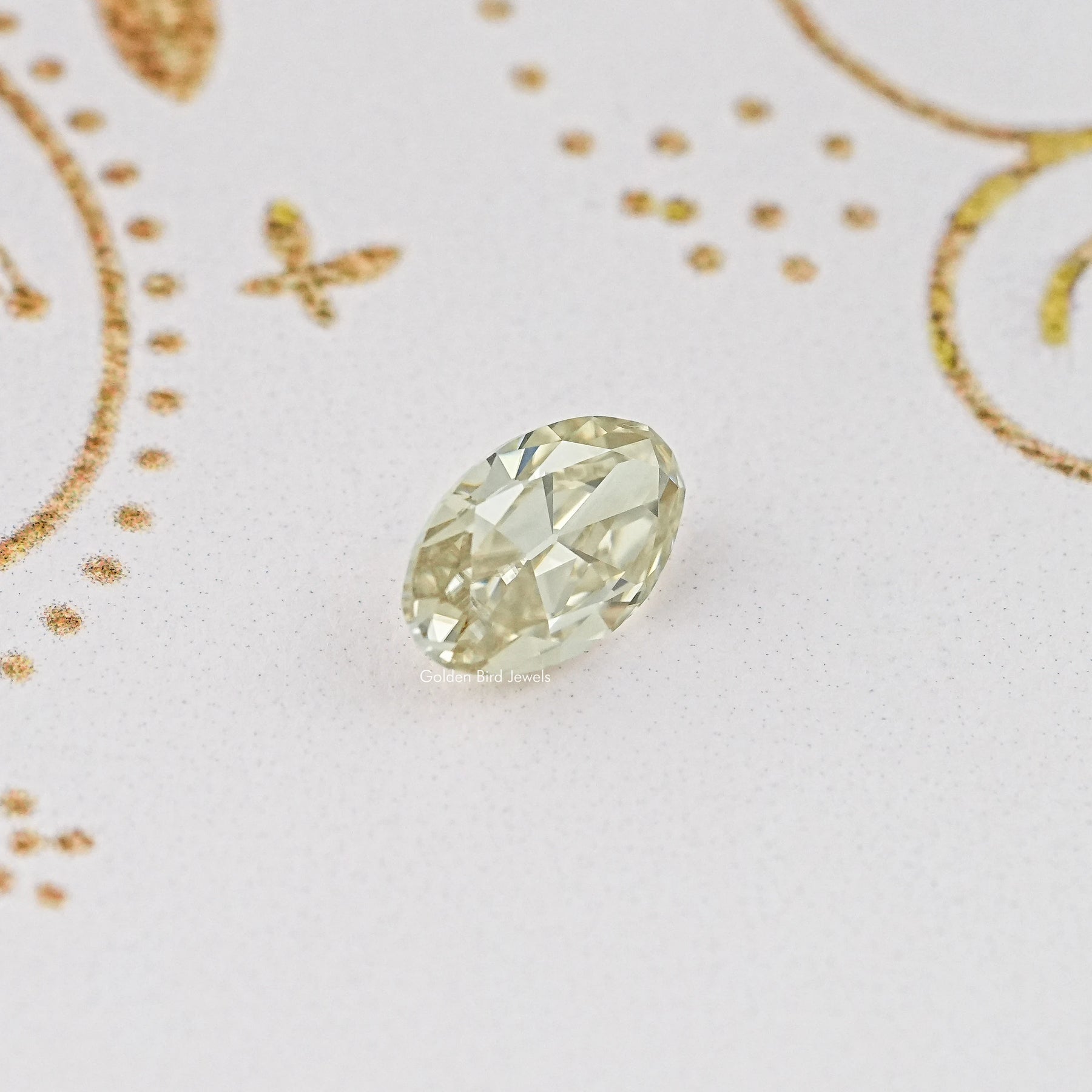 Old Mine Oval Cut Loose Moissanite Stone