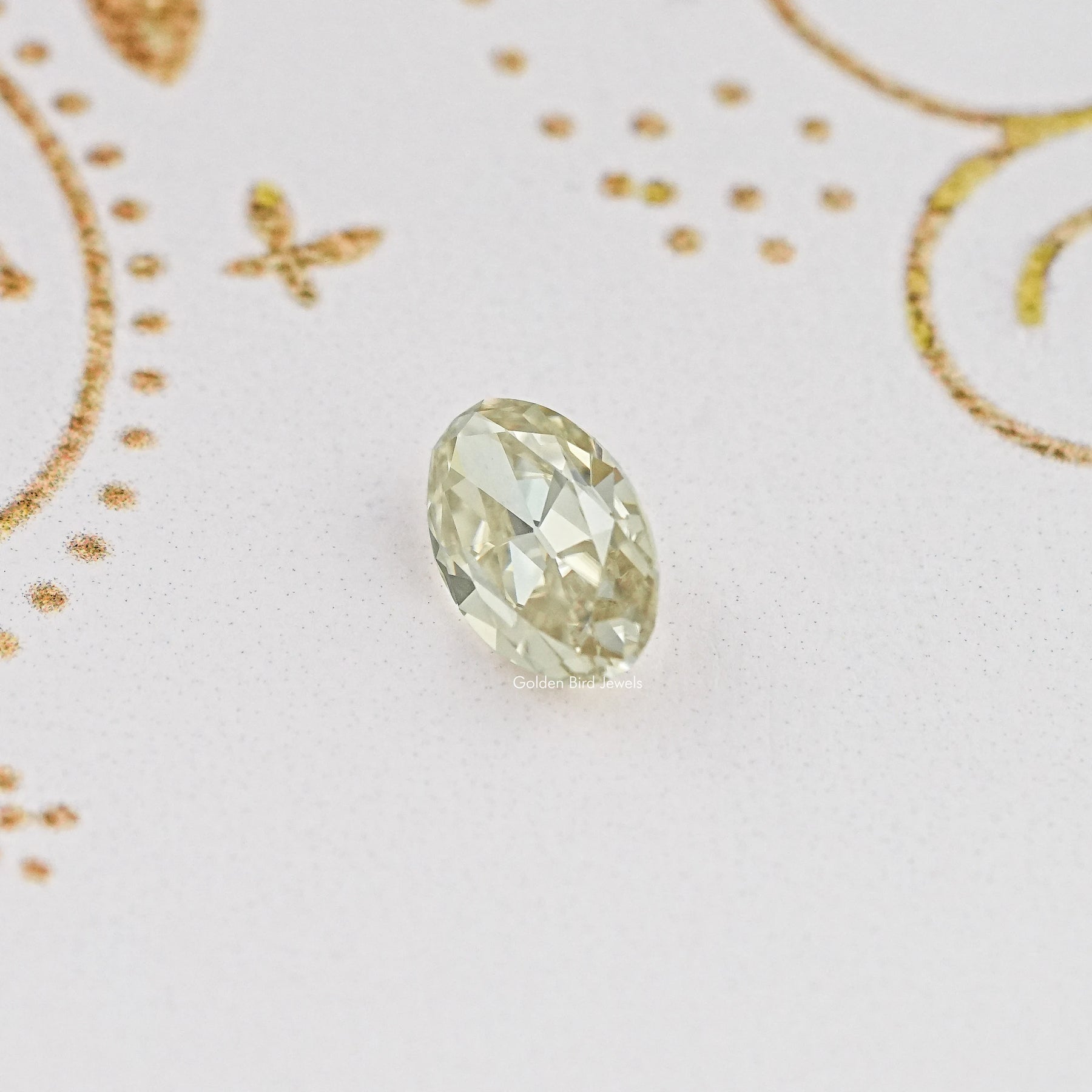 Old Mine Oval Cut Loose Moissanite Stone