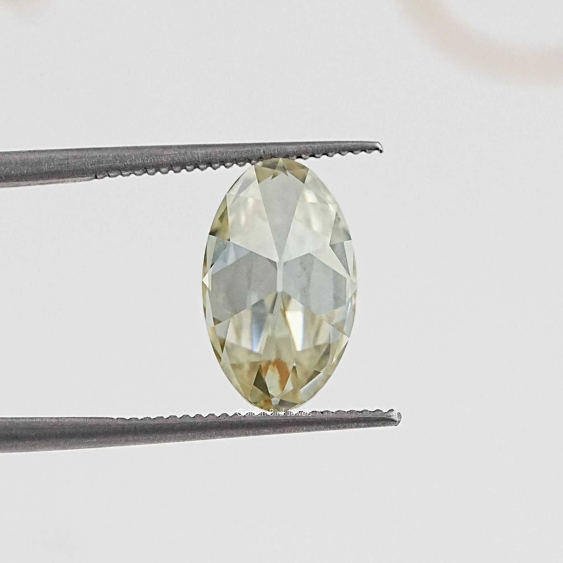 Old Mine Oval Cut Loose Moissanite Stone