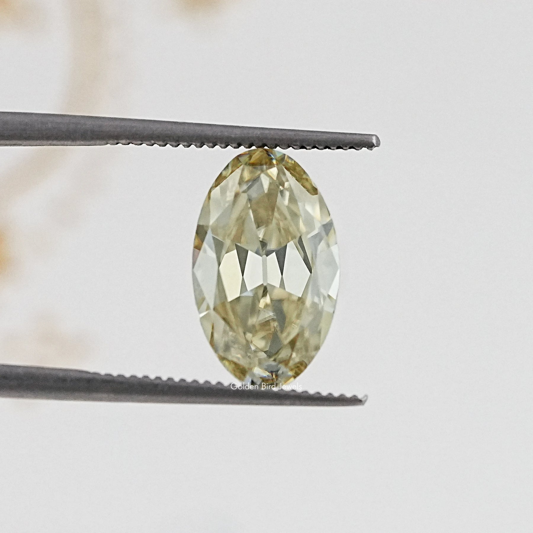 Old Mine Oval Cut Loose Moissanite Stone