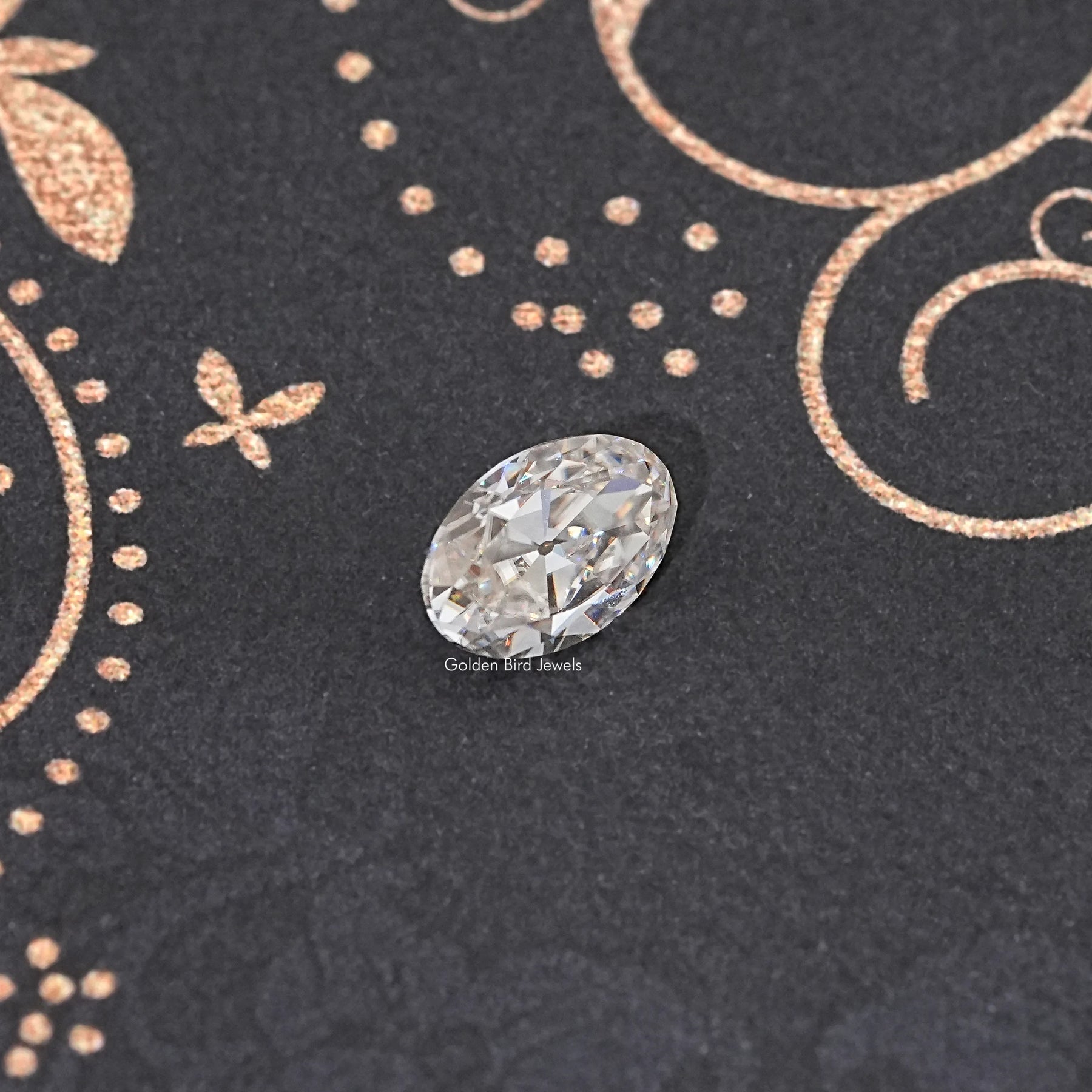 Off White Old Mine Oval Loose Stone
