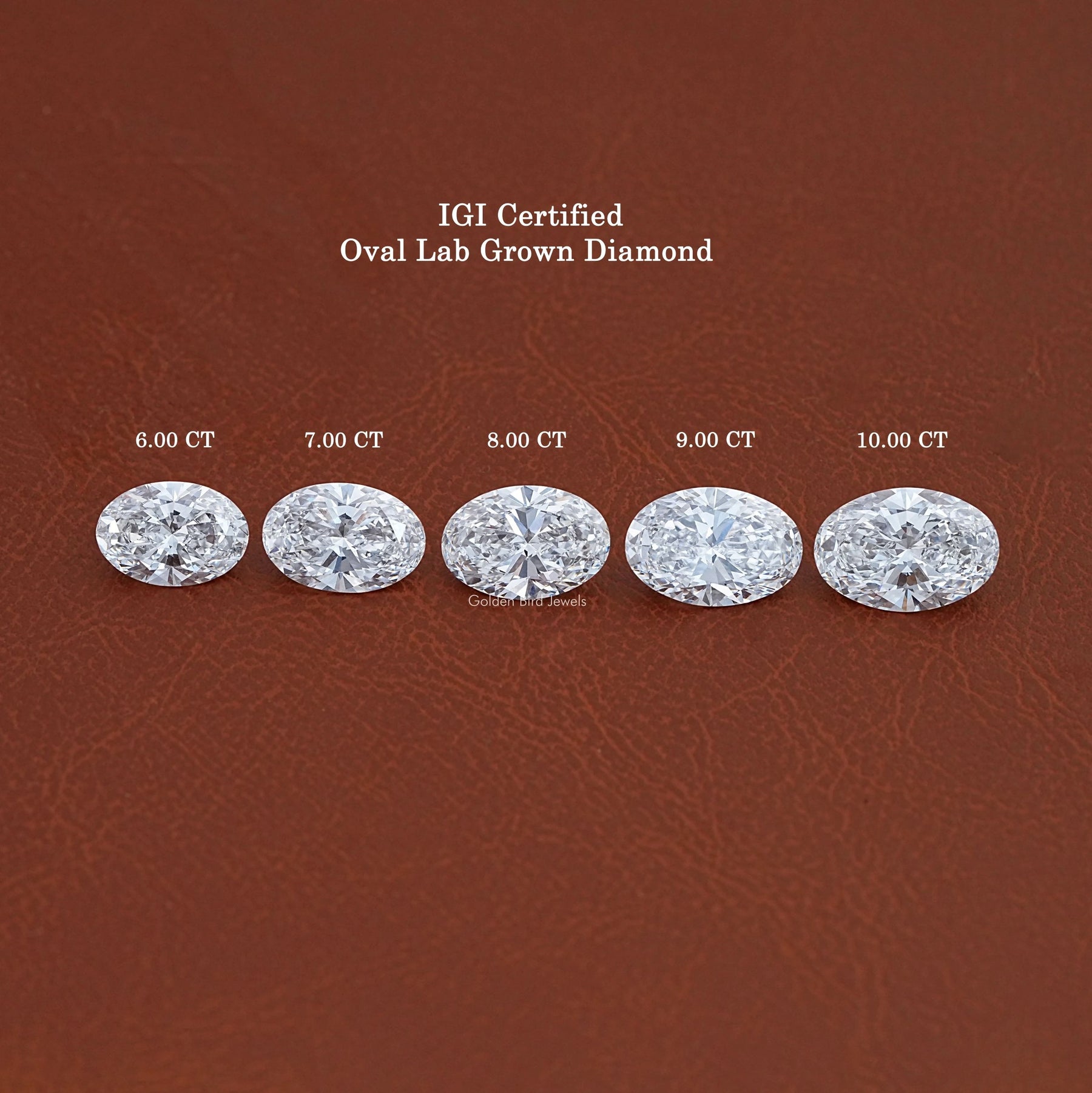 IGI Certified Oval Cut Loose Lab Diamond