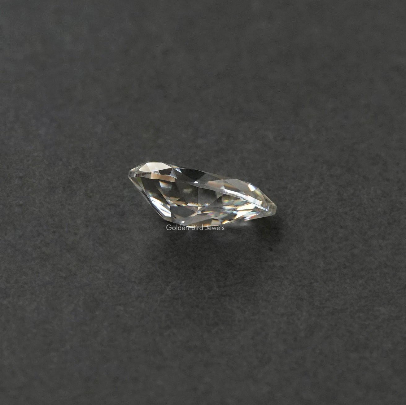Colorless Pear Shaped Loose Moissanite Stone